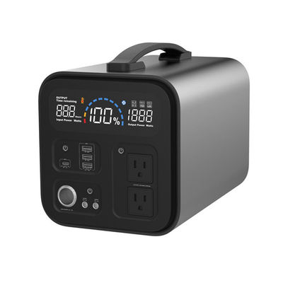 1000W ΗΠΑ 24V σύστημα αιολικής ενέργειας φορητό σταθμό ηλεκτροπαραγωγής λιθίου ανθεκτικό σε αντίκτυπο